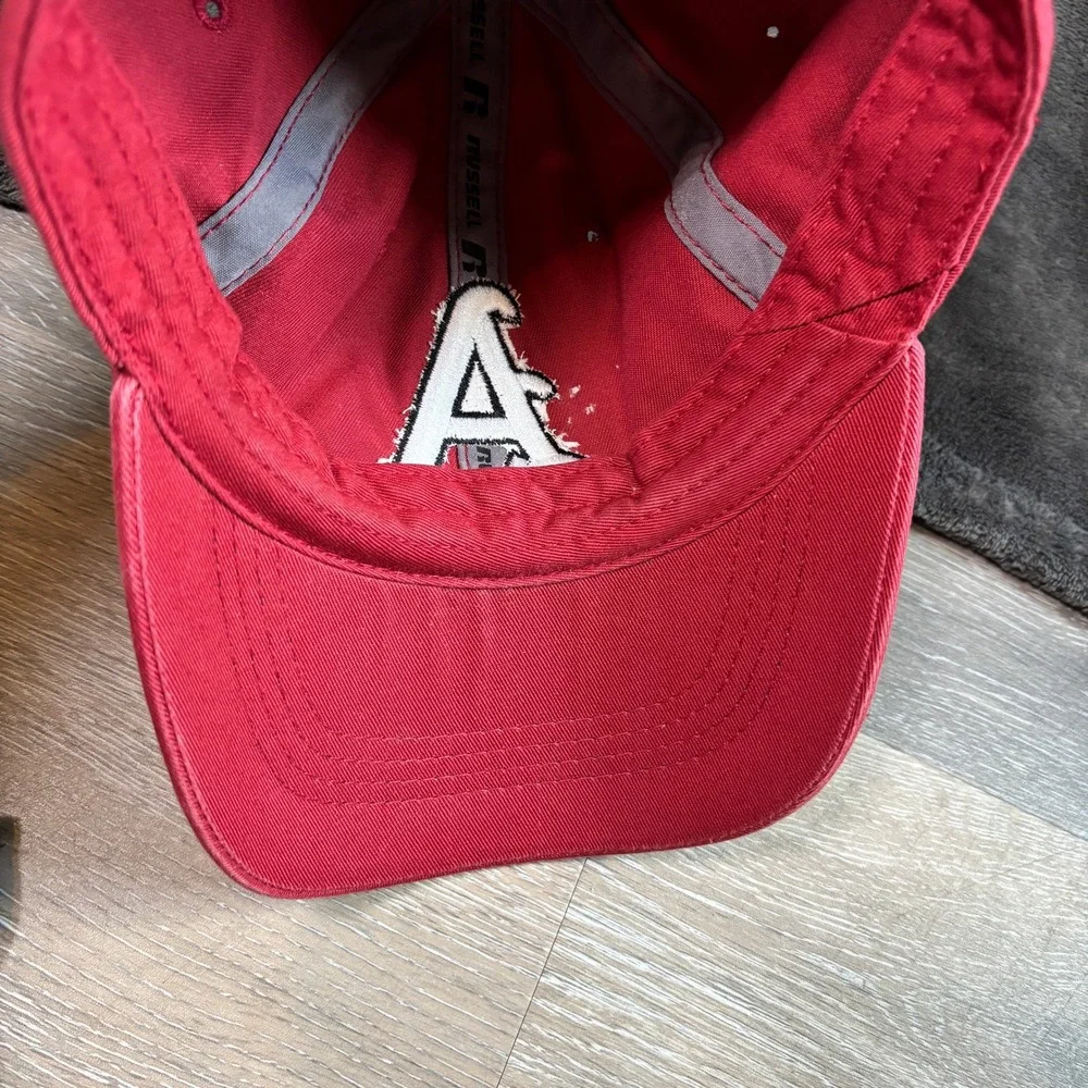 Russell Unisex Cotton Baseball Cap Arkansas Hoggs Razorbacks OSFM Red